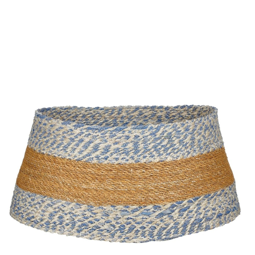 House of seasons jupe de sapin de noël - h26 x ø58 cm - bleu