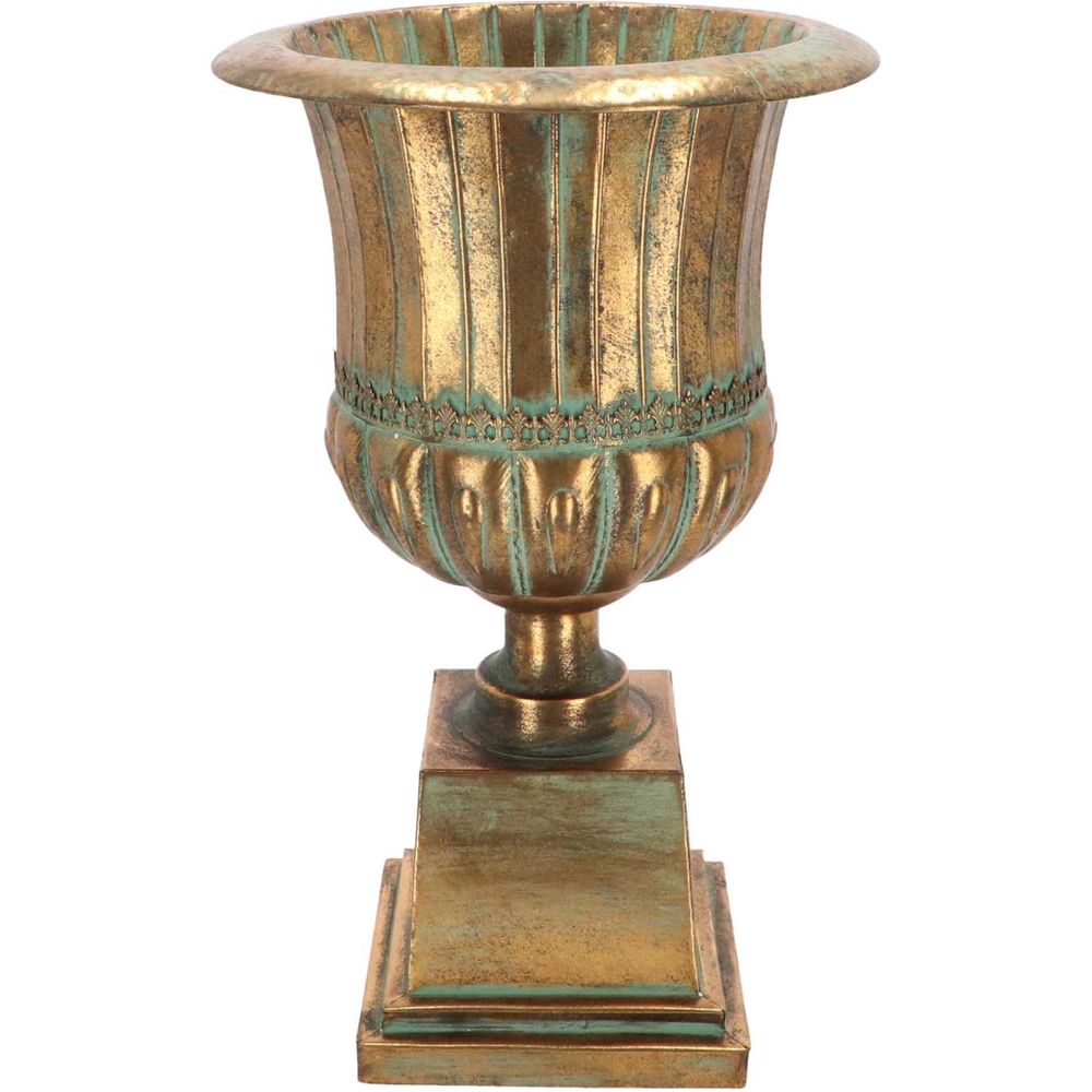 Vase en métal vieilli médicis modèle 7