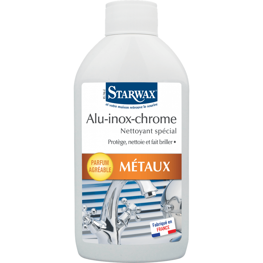 Nettoyant aluminium, inox et chromé starwax métaux 0.2 l