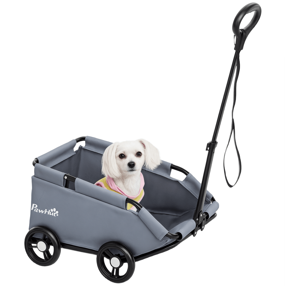Poussette compacte animaux tissu oxford balades urbaines accès incliné gris