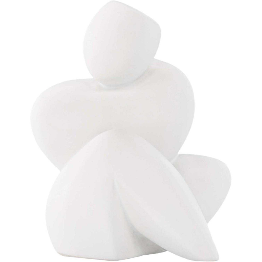 Statue en grès floda blanc