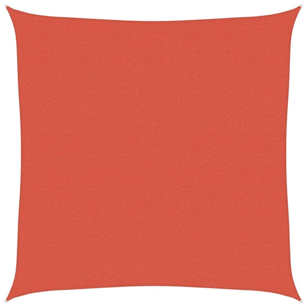 Voile d'ombrage 160 g/m² terre cuite 7x7 m pehd
