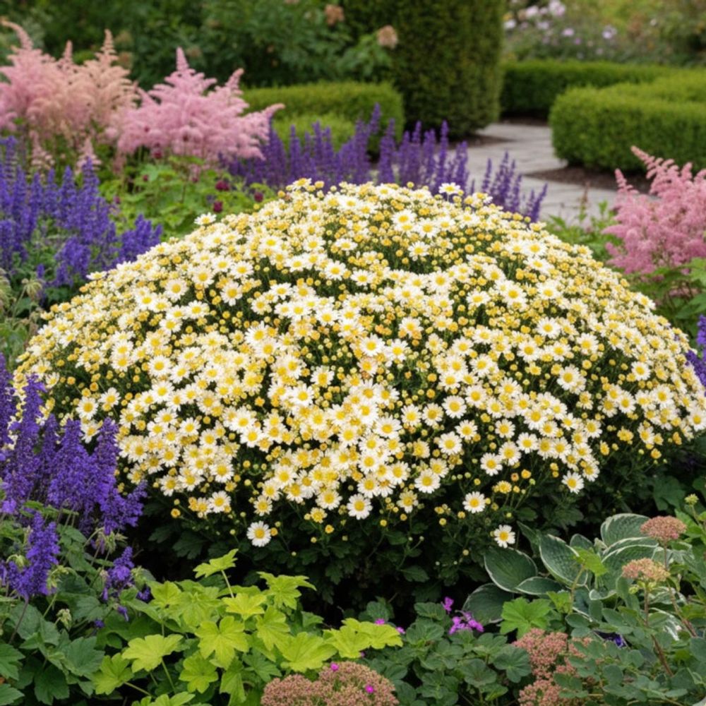 Chrysanthème du pacifique bengo weiss godet - 5/20 cm