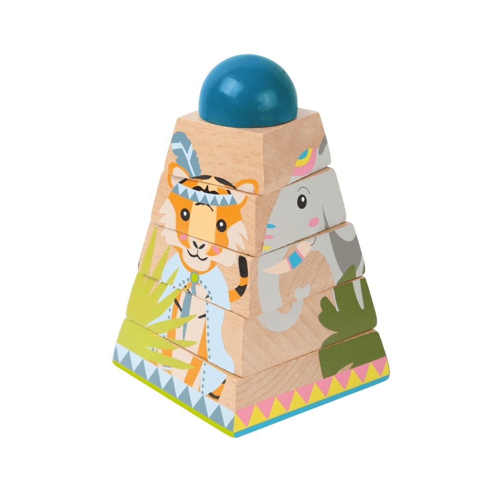 Pyramide à empiler jungle