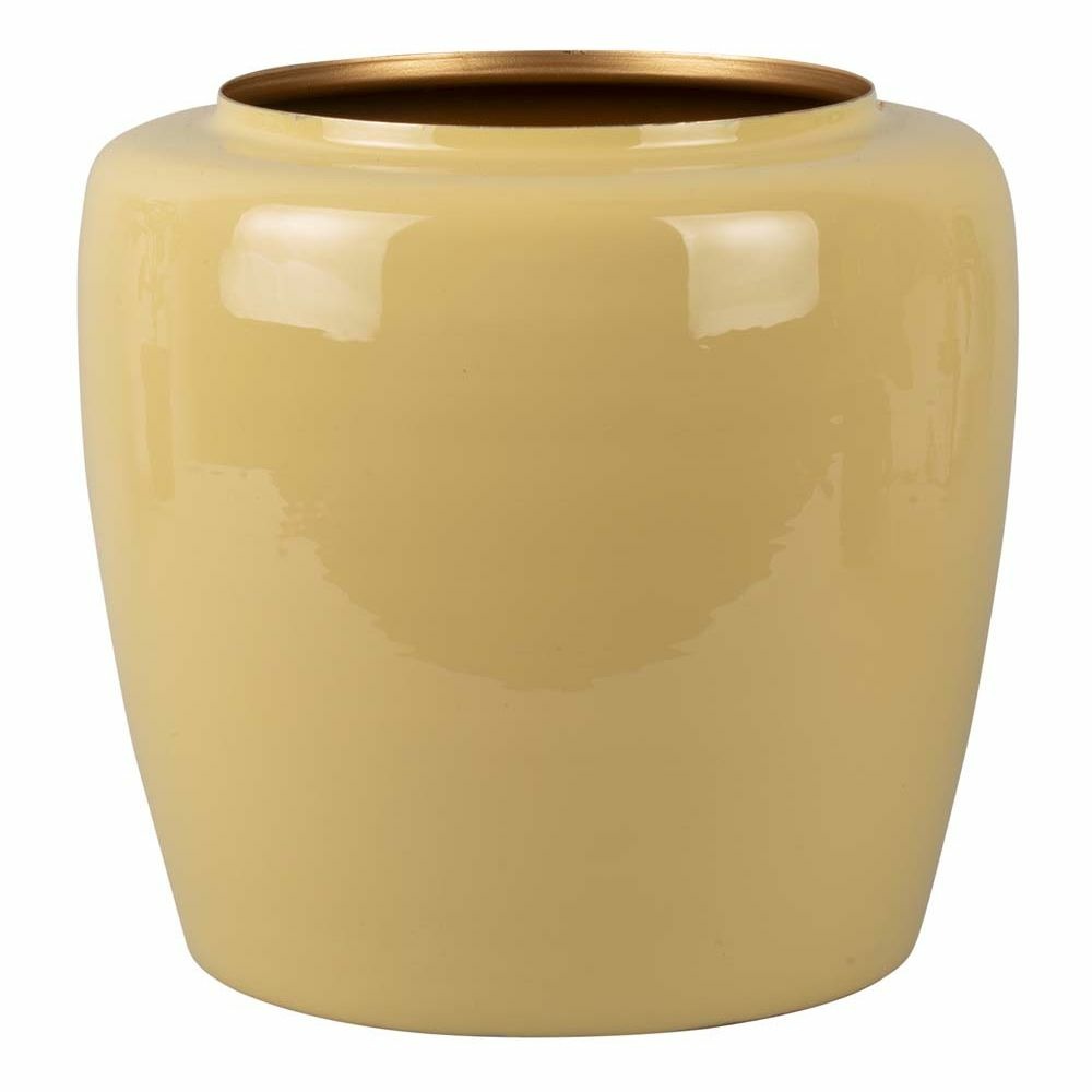 Vase en métal plant 25 x 23.5 cm