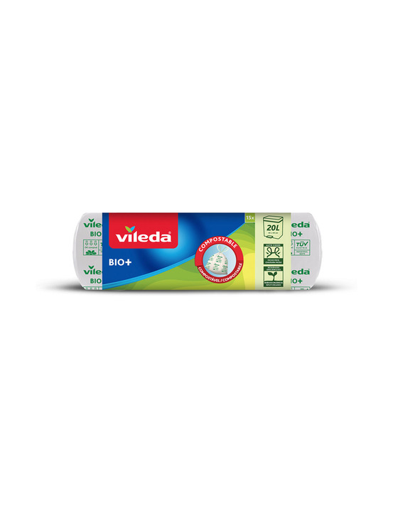 Sac déchets ecobag 100% bio 20l 163223 vileda - vileda