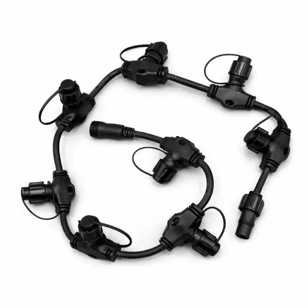 Prise collecteur 8 voies pour guirlandes guinguettes ip65 riviera pro connect