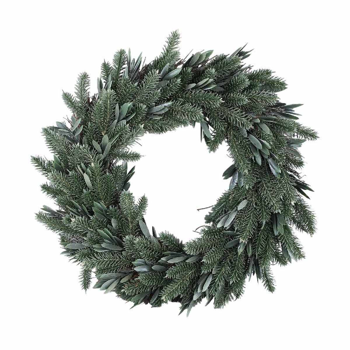 Ptmd couronne de noël wreath - 50x10x50 cm - pe - vert