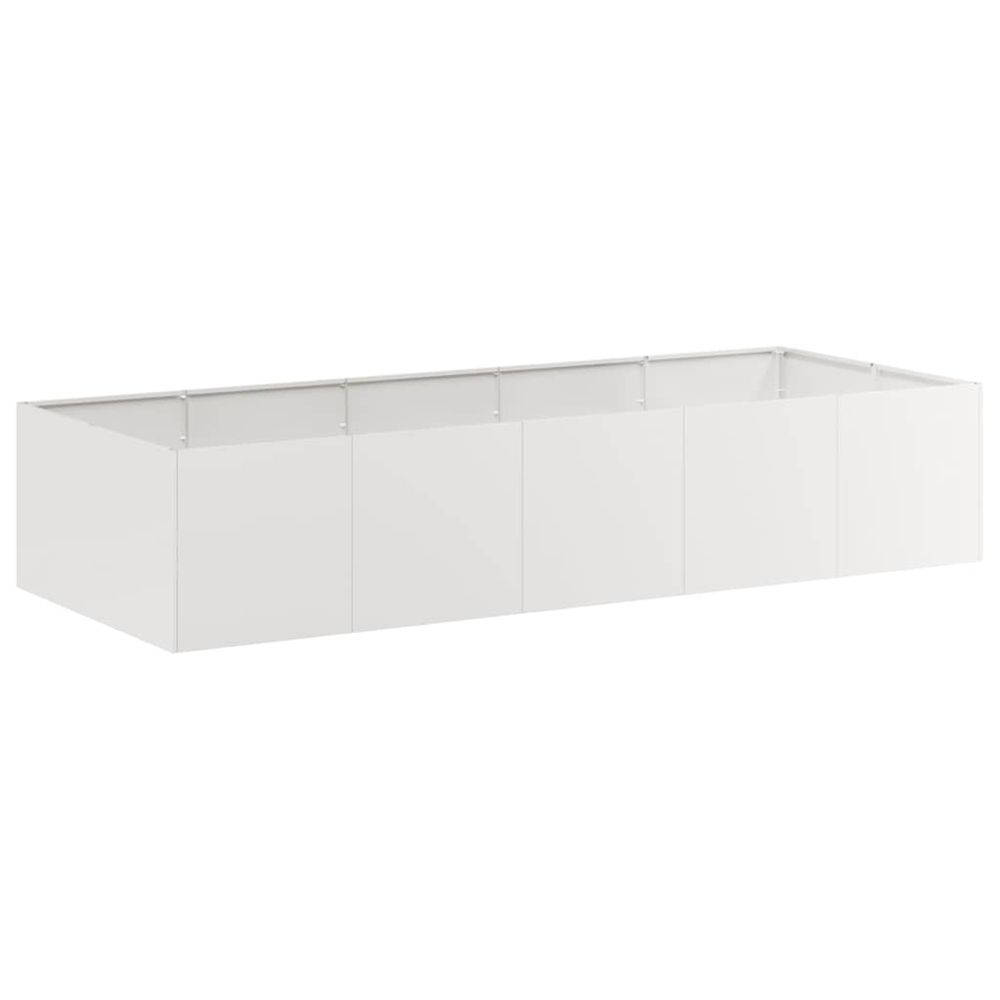 Jardinière d'extérieur 200x80x40 cm acier inoxydable