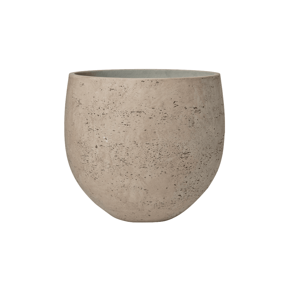 Pot de fleurs gris délavé - d.32cm x h.28cm