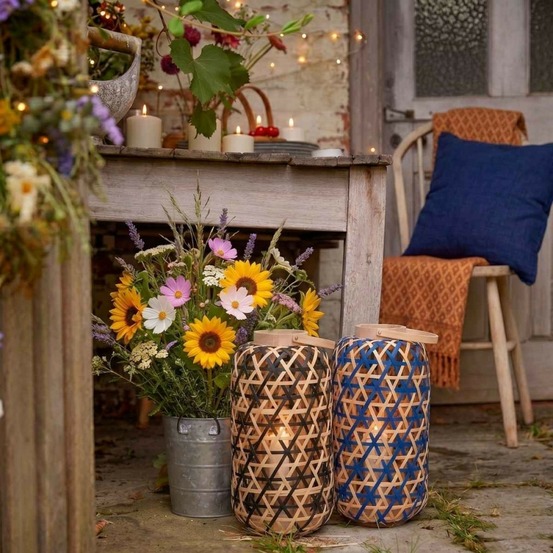 Lanterne en bambou 50cm, miara
