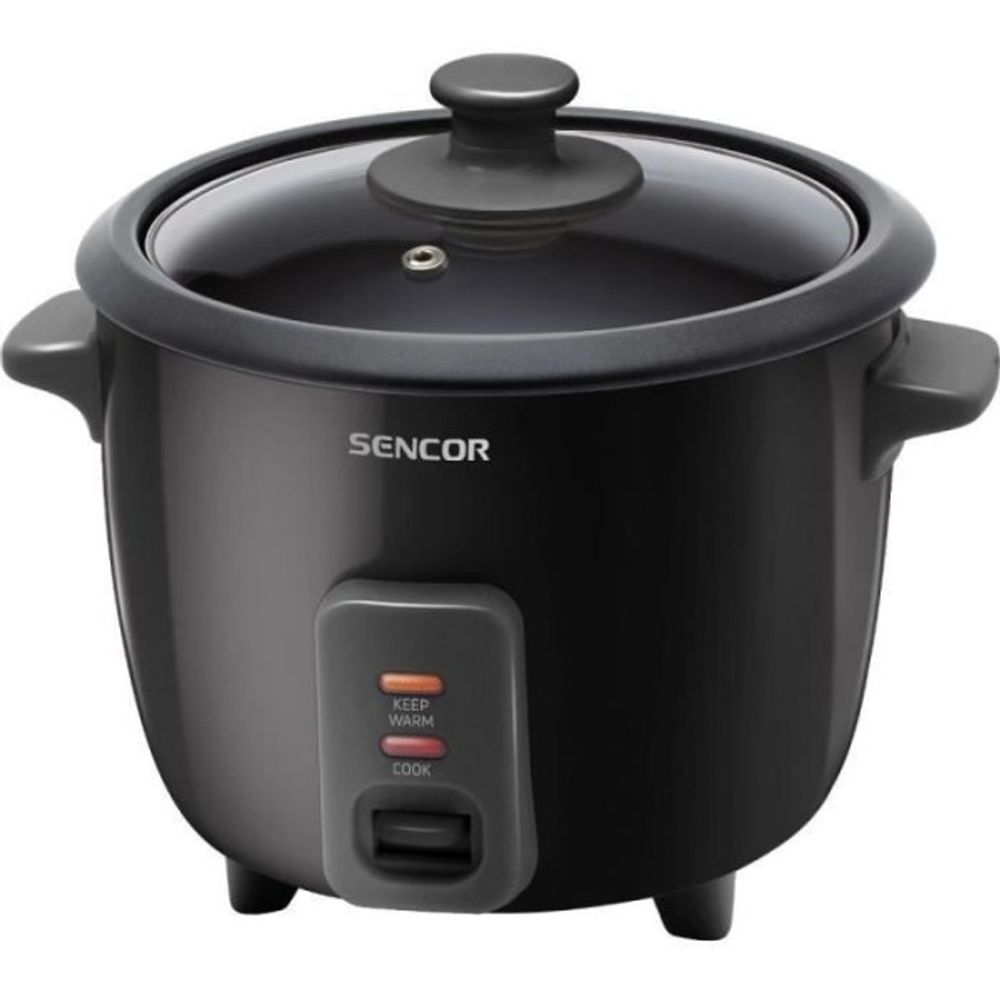 Cuiseur de riz electrique electrique - srm 0601bk - cuiseur a riz avec voyants lumineux, 300 w, noir