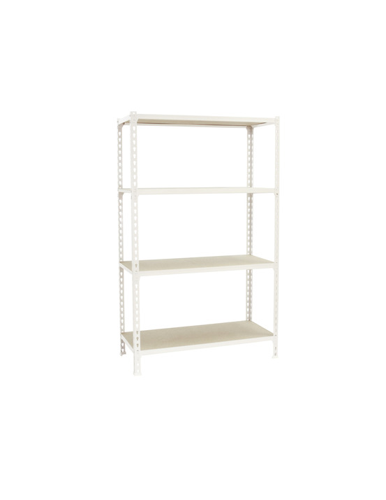 Etagère légère sans vis maderclick superplus 4/500 1500 blanc/bois blanc/bois 1500x1100x500 - simonrack