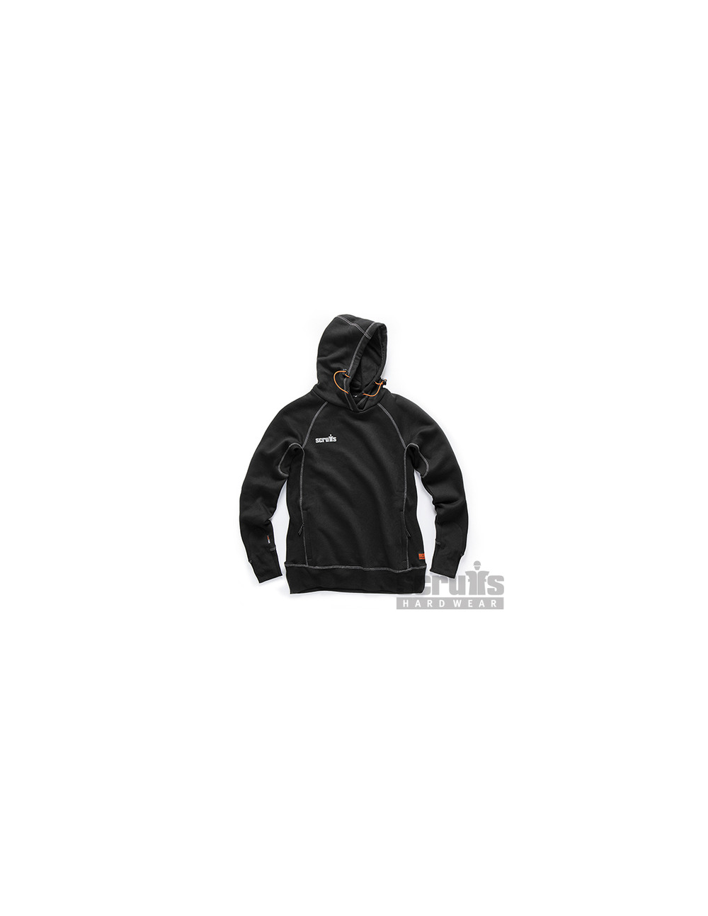 Scruffs - sweatshirt à capuche noir trade pour femmes - taille 38