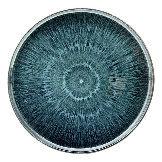 Lot de 4 assiettes eva bleu