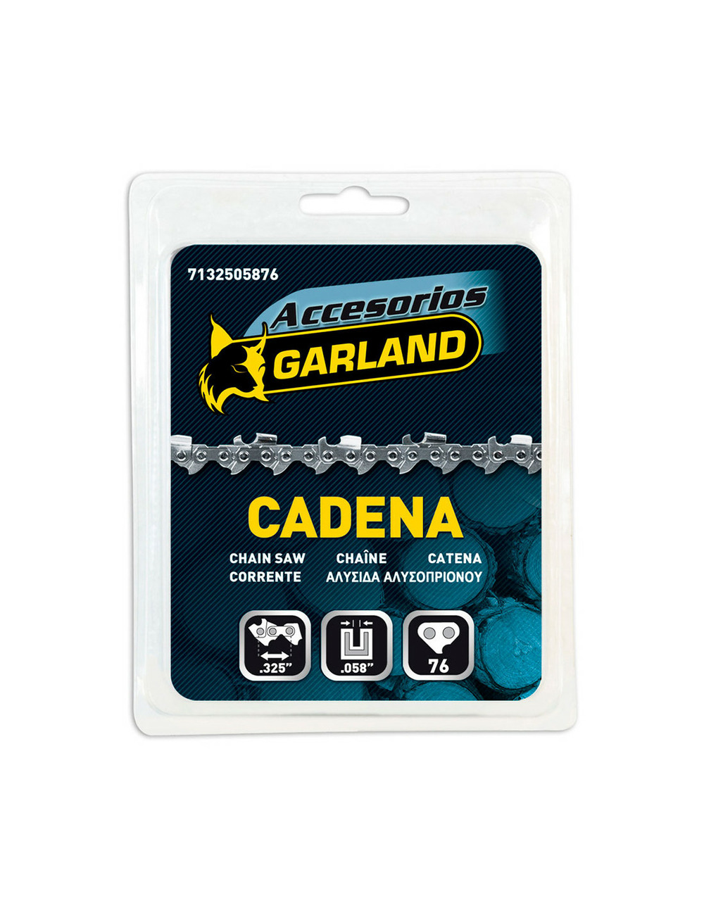 S.of. Chaine de tronçonneuse 325''058''76 e 7132505876 garland