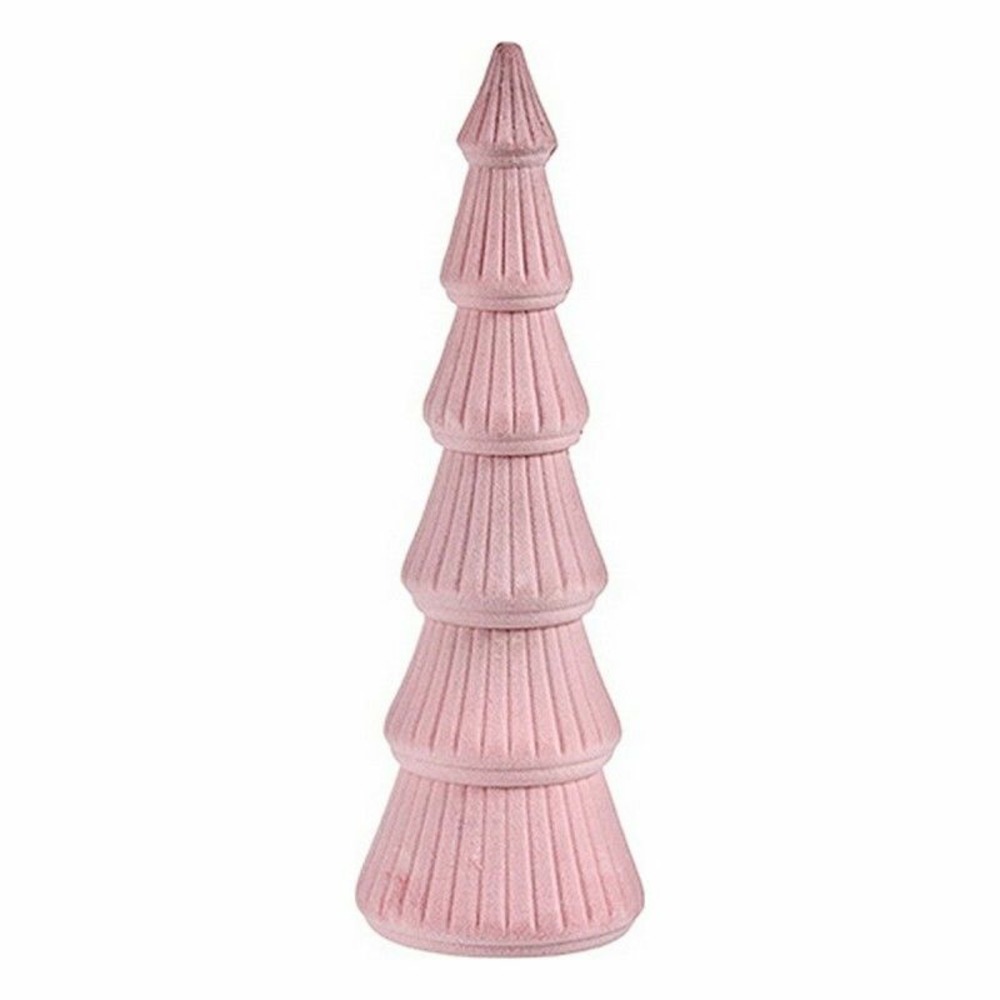 Sapin de noël 12 x 34,5 x 12 cm rose bois