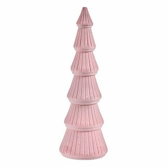 Sapin de noël 12 x 34,5 x 12 cm rose bois