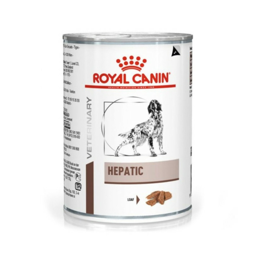 Patée chien veterinary dog hepatic (boite 12x420g) - royal canin 12*420 g