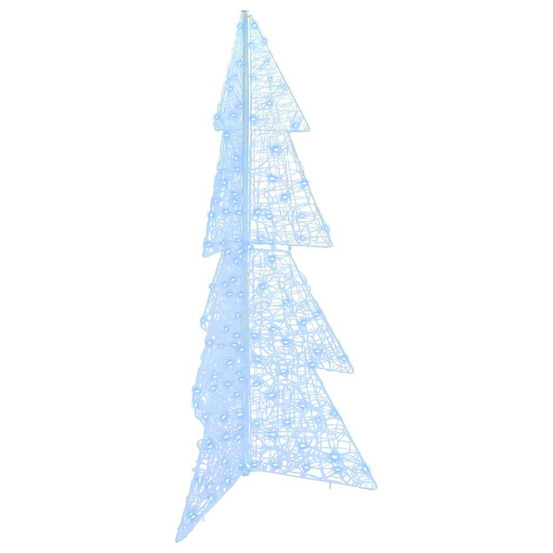 Sapin de noël avec 160 led blanc froid 150 cm acrylique