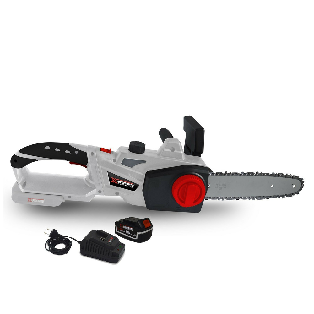 Tronçonneuse x-performer xptr20li - 20v à batterie - long. De coupe : 260 mm - batterie xpbat4a inclus + chargeur