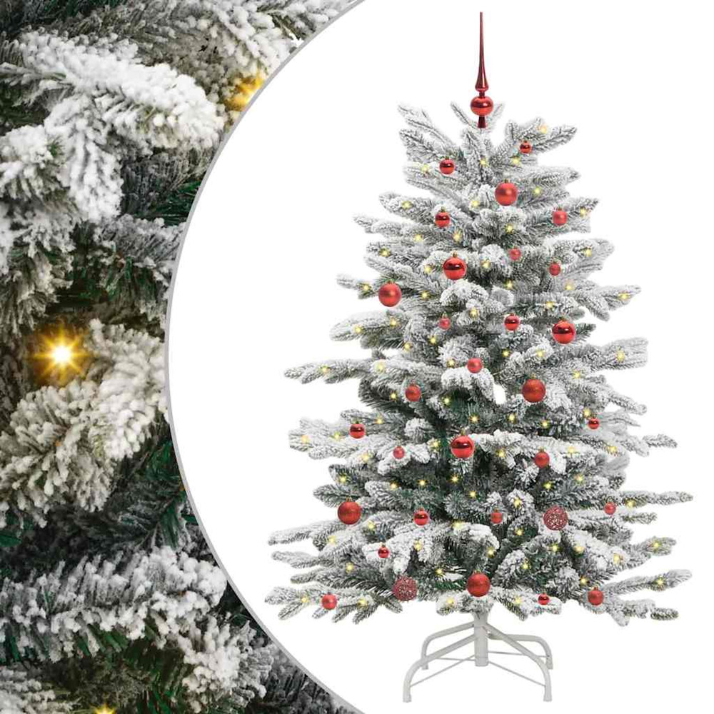 Sapin de noël artificiel à branches articulées blanc 150 cm
