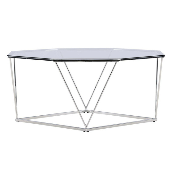 Table basse design en verre