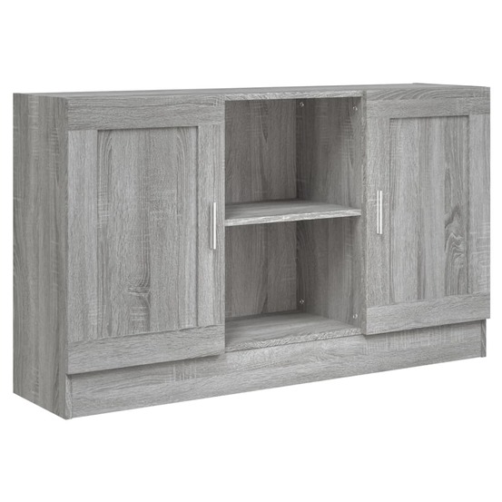 Buffet bahut commode armoire meuble de rangement organisateur cuisine salle de séjour salonsonoma 120 x 30,5 x 70 cm bois d'i