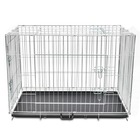 Cage en métal pliable pour chien acier galvanisé 109 x 70 x 78 cm