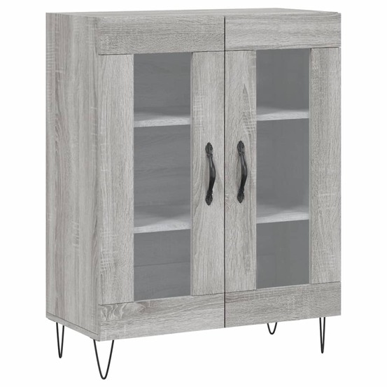 Buffet bahut commode armoire meuble de rangement organisateur cuisine salle de séjour salon sonoma 69,5 x 34 x 90 cm bois d'i