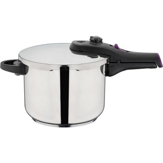 Autocuiseur - - rapide - 22 cm - 6 l - induction - acier inoxydable