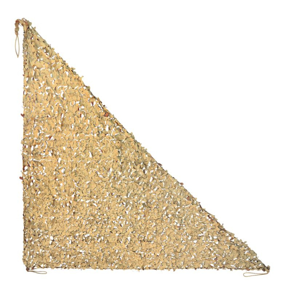 Filet de camouflage triangulaire sable 3x4x5m