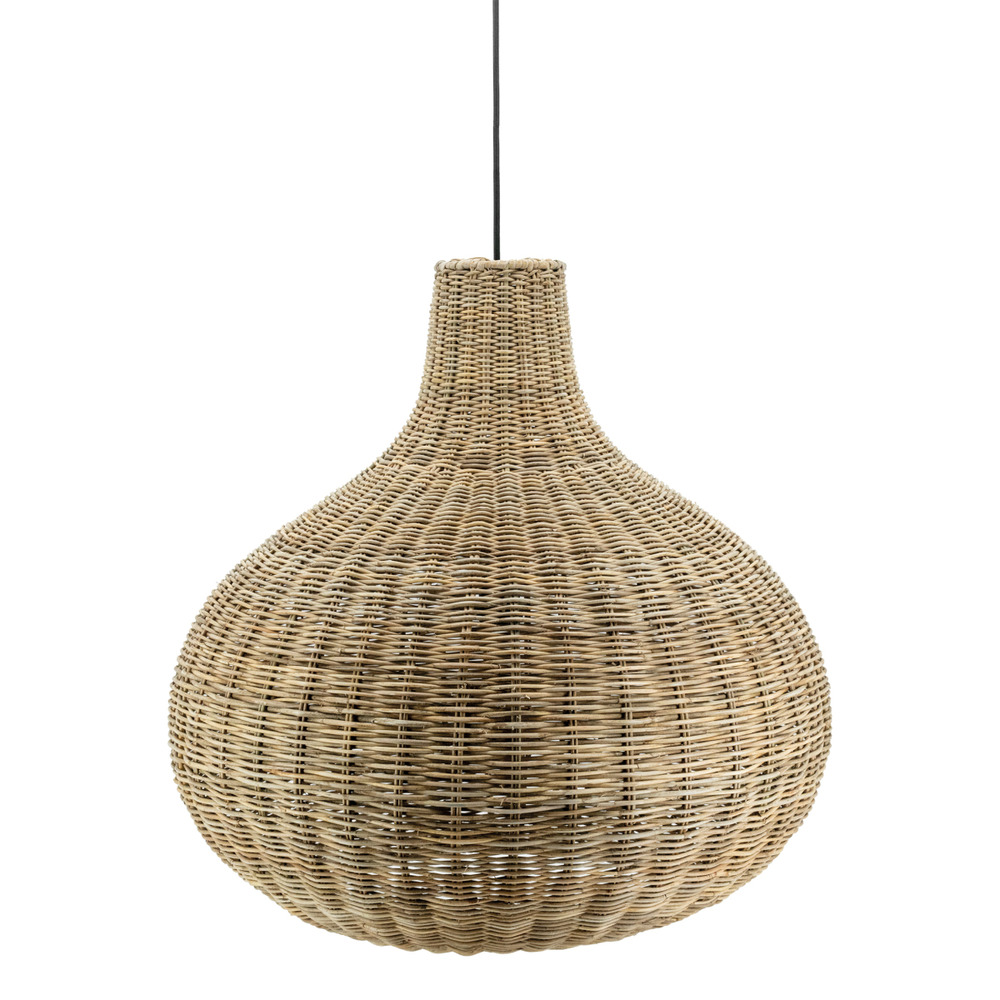 Abat-jour rond en poelet pour suspension