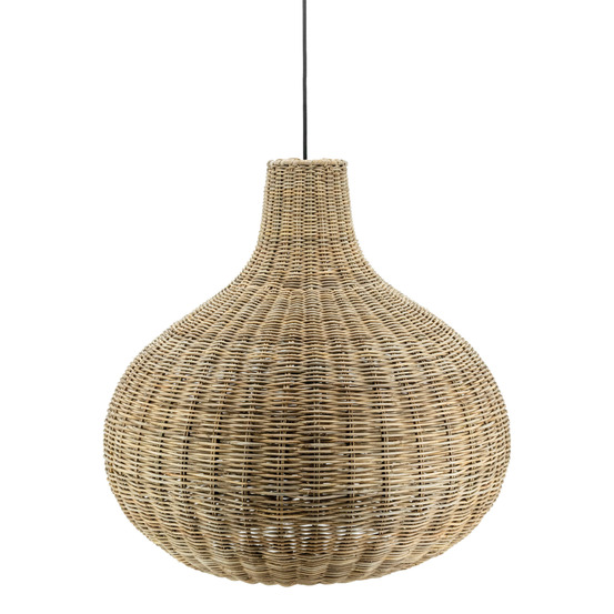 Abat-jour rond en poelet pour suspension