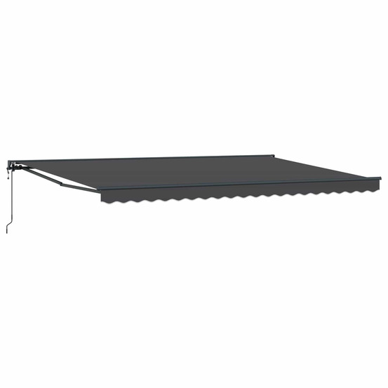 Cadre d'auvent anthracite 500 × 300 cm