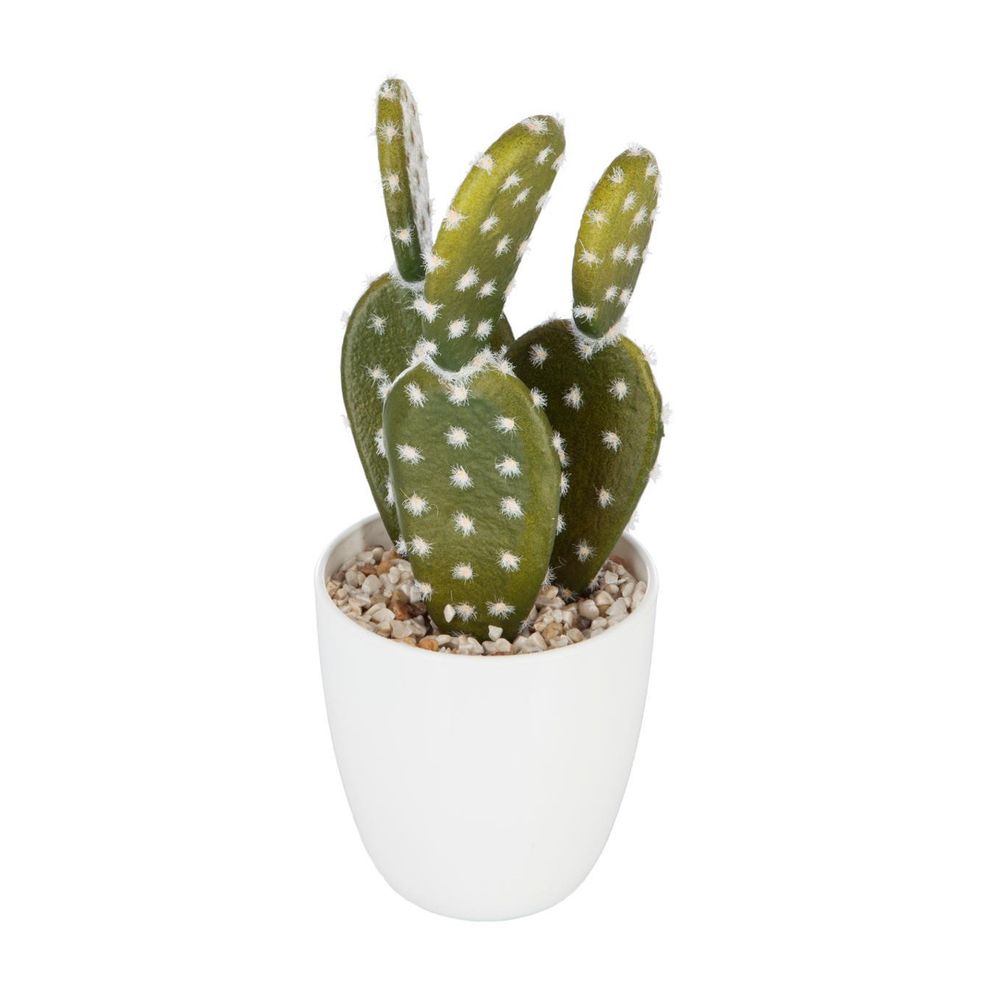 Plante artificielle cactus en pot h 18 cm