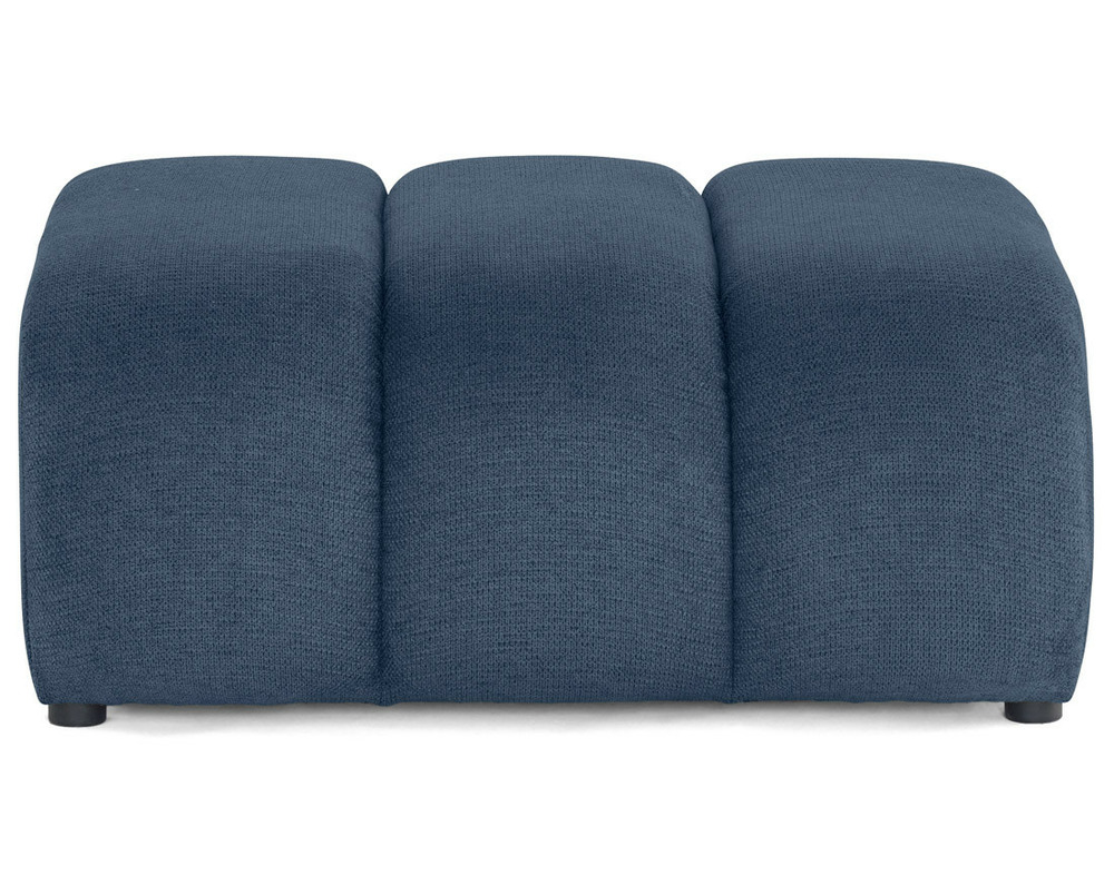 Debbie - pouf en tissu texturé