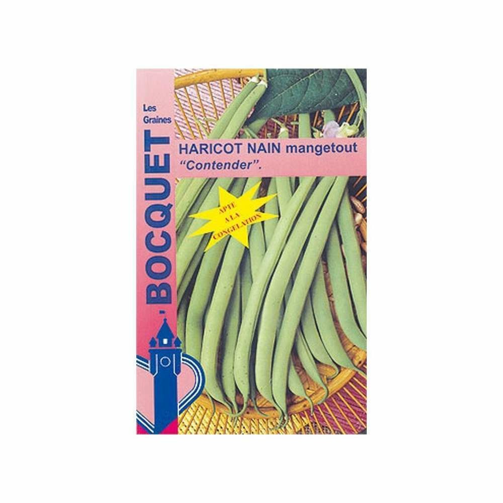 Graines d'haricot nain mangetout contender - 120g