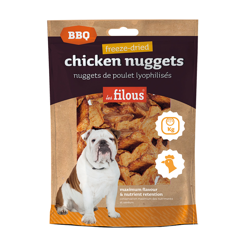 Nuggets de poulet pour chien