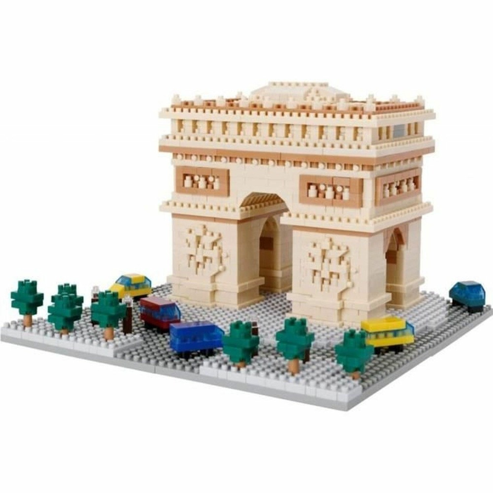 Mini-figurine en briques nanoblock arc de triomphe deluxe 1560 pièces