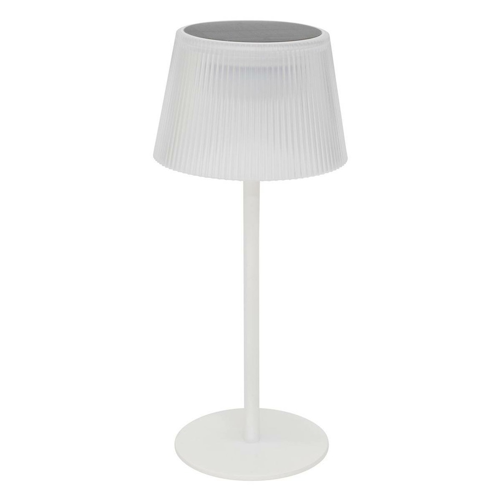 Lampe d'extérieur solaire et usb katy blanc h30cm