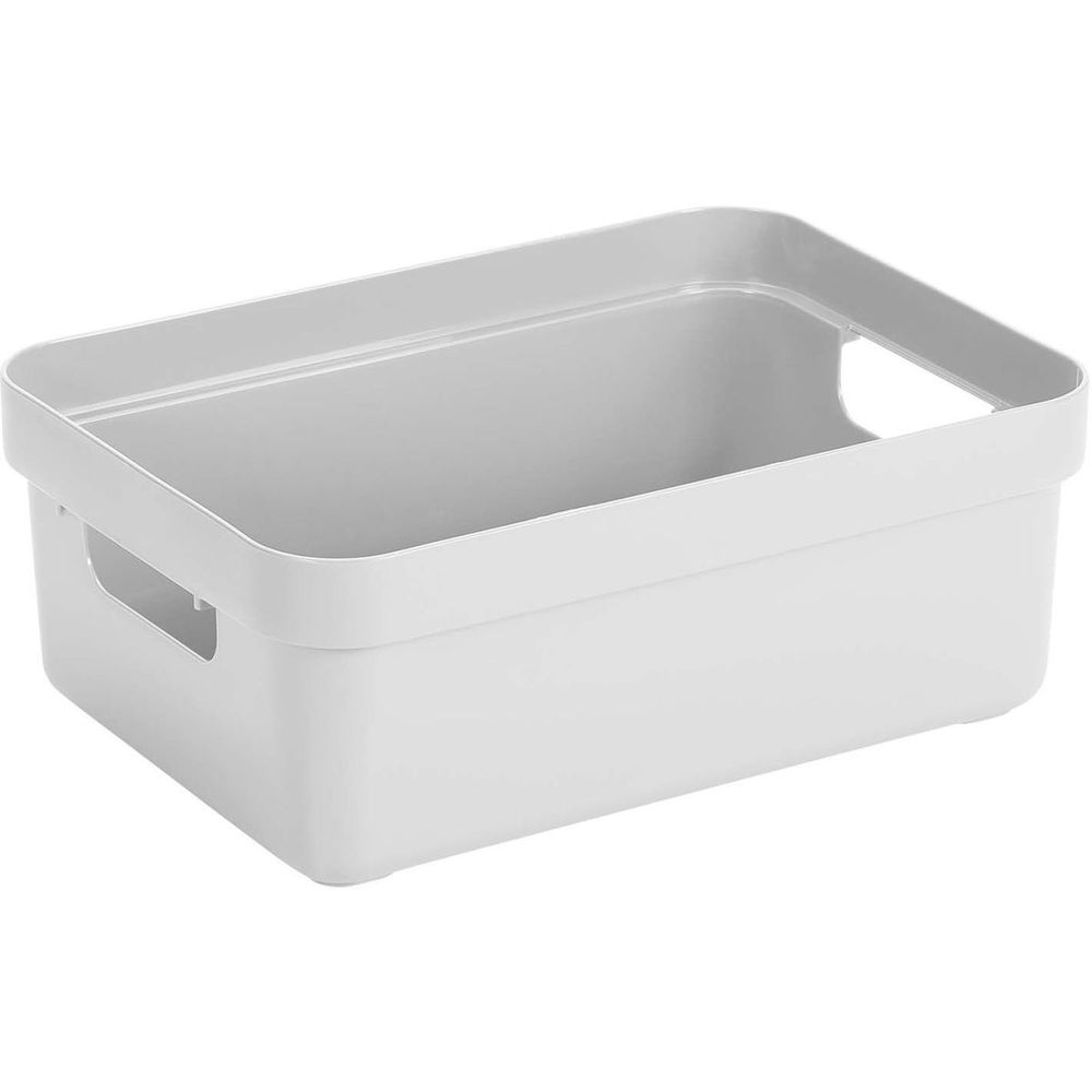 Boîte de rangement sigma home box 9l blanc