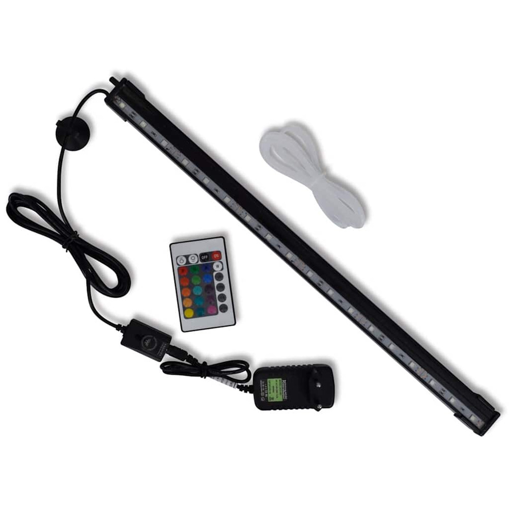 Lampe led de bulles d'aquarium rvb 48 cm