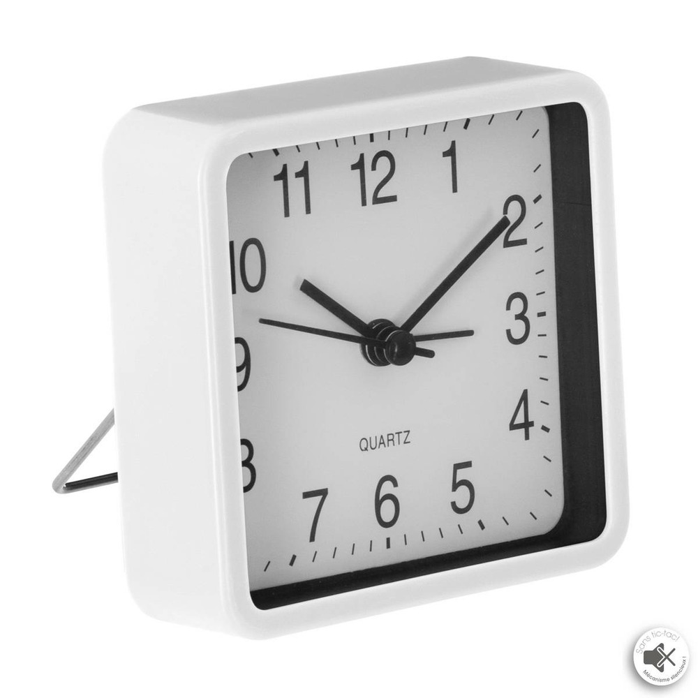 Réveil - métal et verre - 8 - 2x8 cm