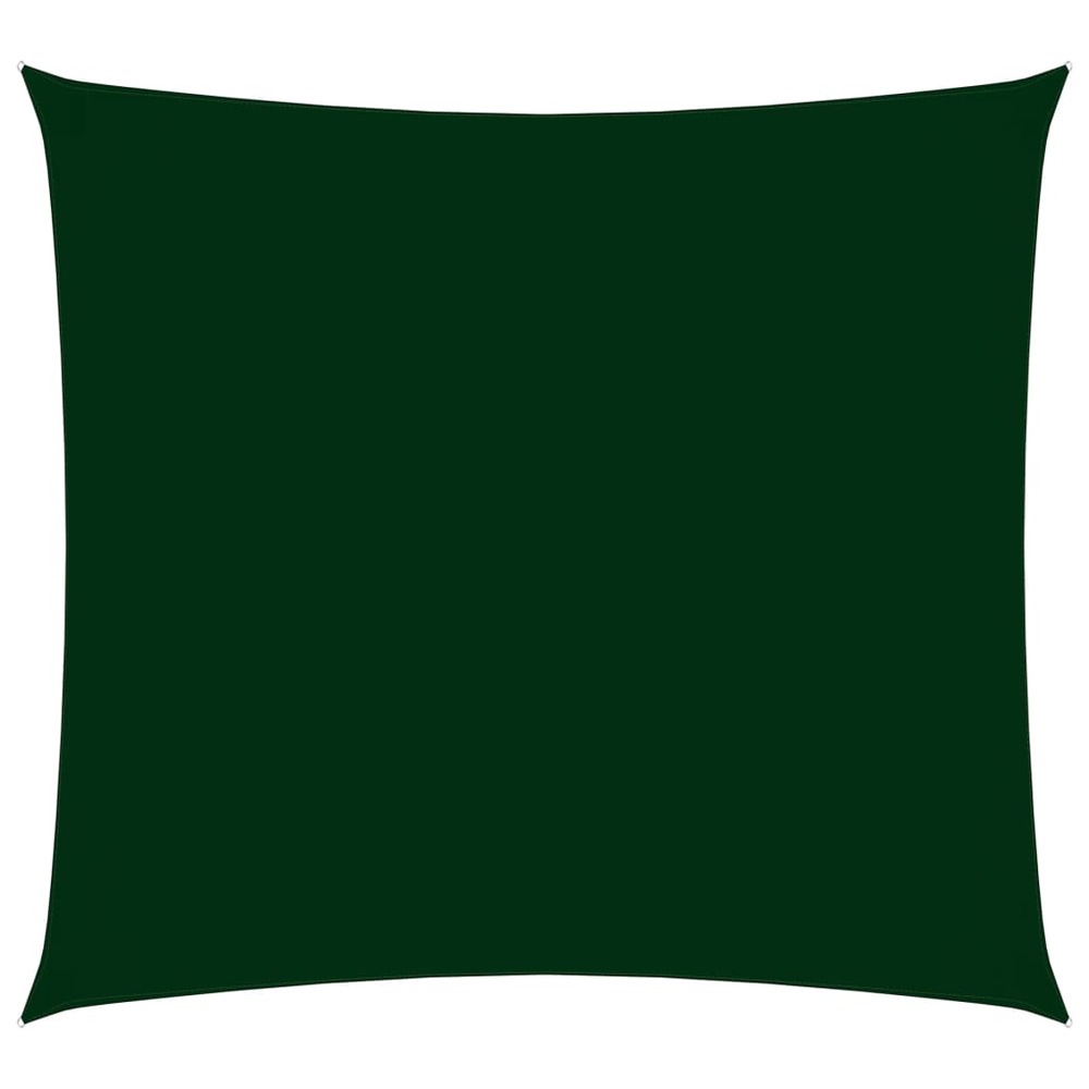 Voile de parasol tissu oxford carré 2,5x2,5 m vert foncé