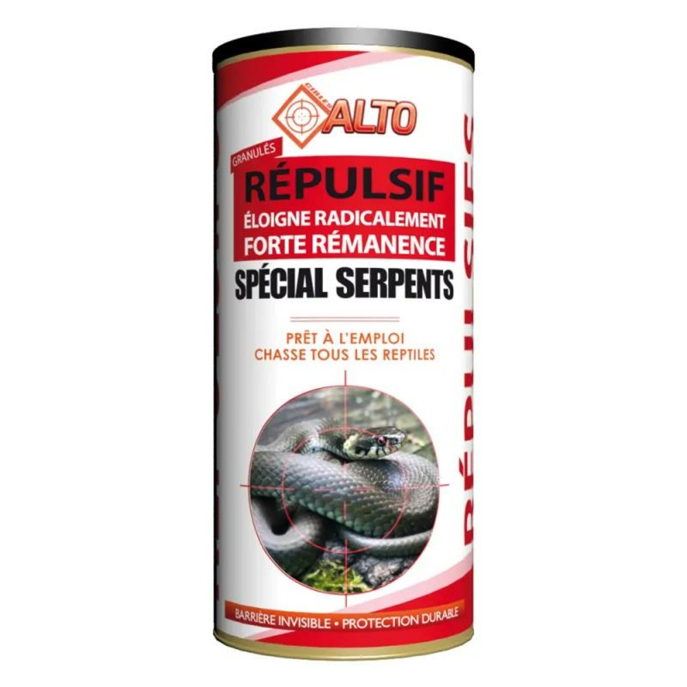 Répulsif serpent granulés 400 g, 800 g ou 4kg forte rémanence