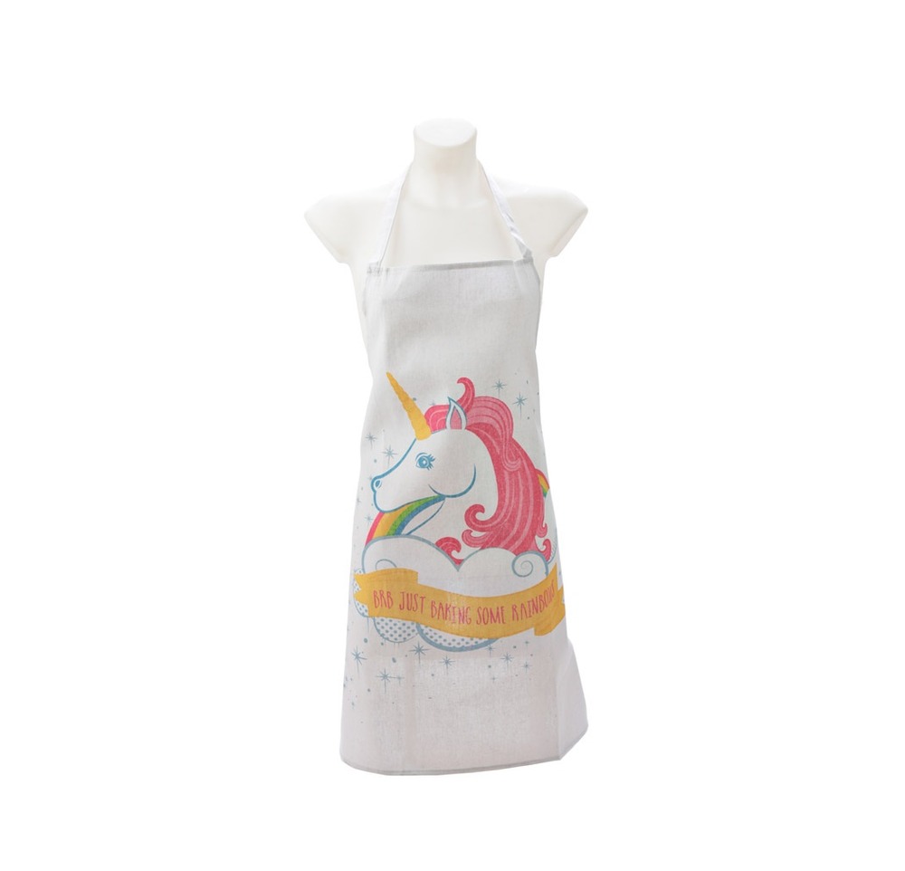 Tablier modele licorne rose