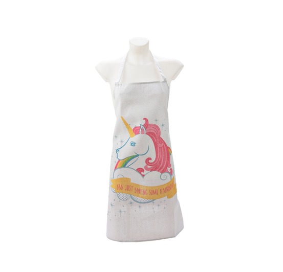 Tablier modele licorne rose