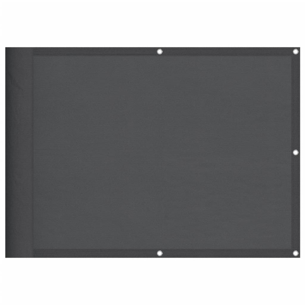 Écran de balcon anthracite 75x700 cm 100% polyester oxford