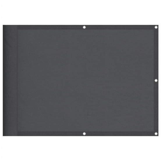Écran de balcon anthracite 75x700 cm 100% polyester oxford